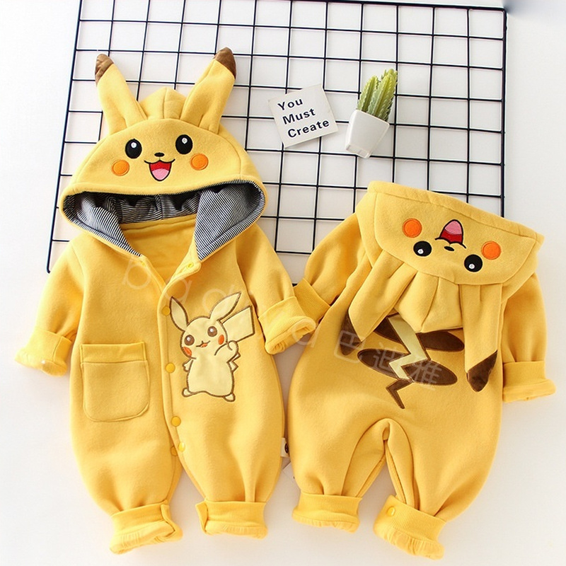 Baby Clothing Winter - Piyama Bayi Monster Saku Kartun Pakaian