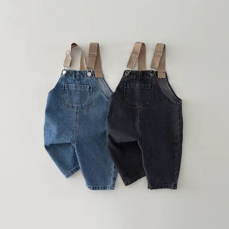 Baby Overall Denim - HY230201 Gaya Korea 2025 Blok Warna