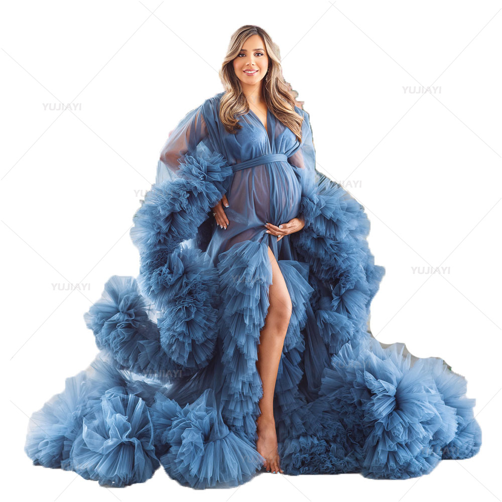 Gaun Prom Wanita Berbulu Mewah - Baby Gown Nightwear ulasan dan harga