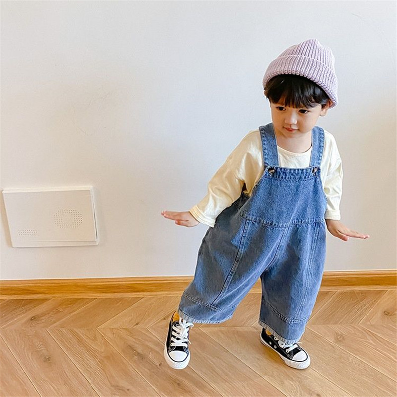 Celana kaki lebar longgar anak - Baby Overall Denim ulasan dan harga