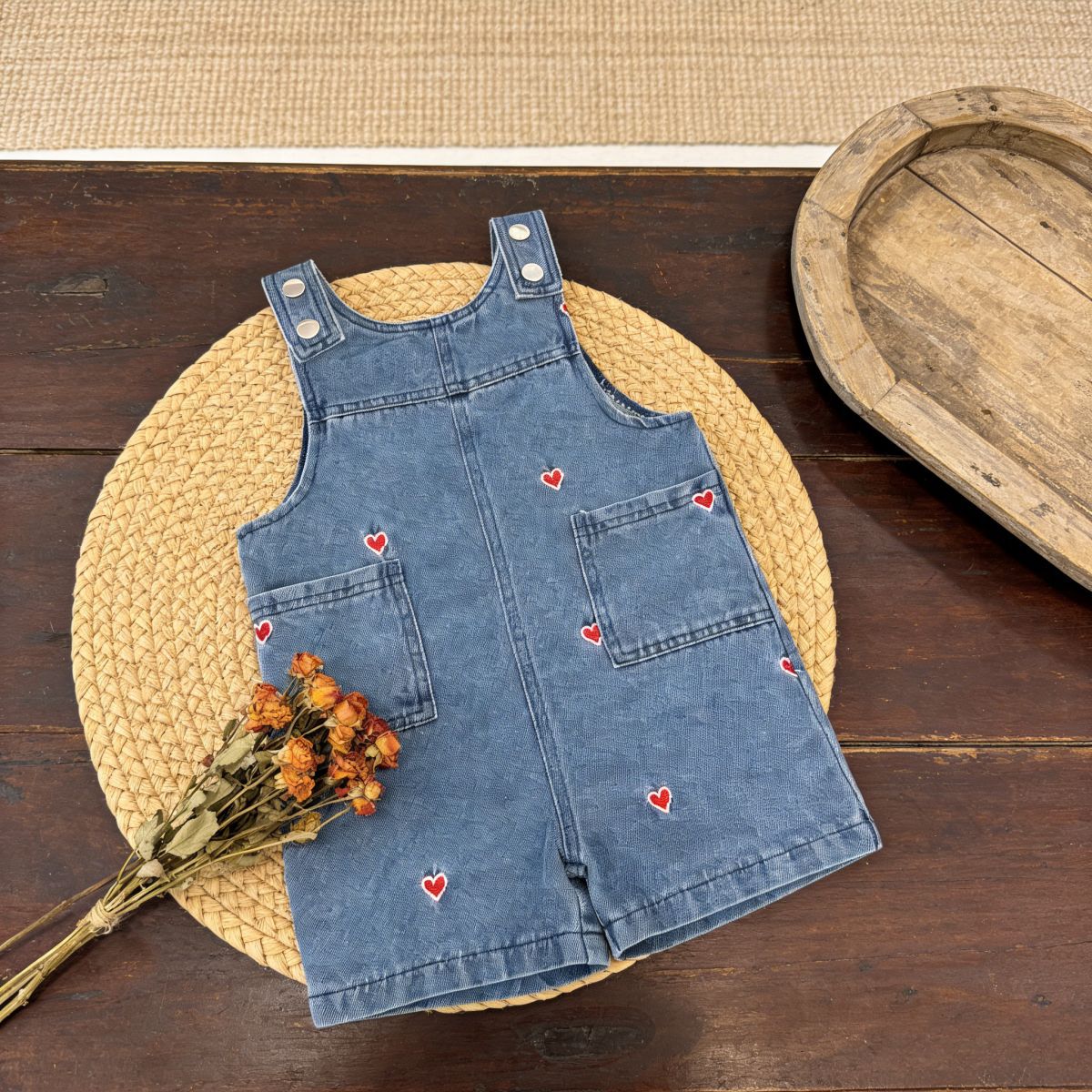 Overall Denim Anak Perempuan M - Baby Overall Denim ulasan dan harga