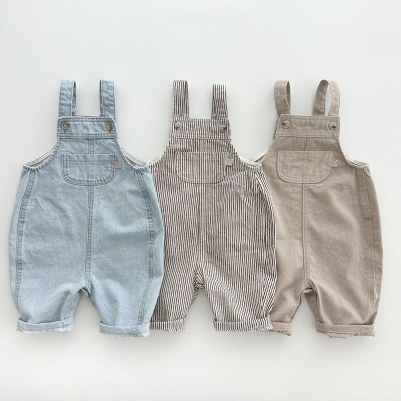 Jeans Anak Laki-laki Musim Sem - Baby Overall Denim ulasan dan harga