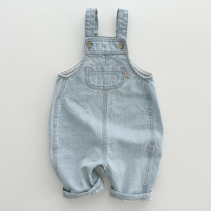 Jeans Anak Laki-laki Musim Sem - Baby Overall Denim ulasan dan harga
