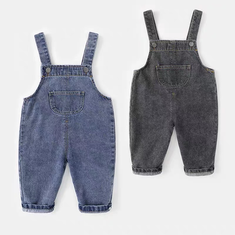 Terusan Musim Semi Musim Gugur - Baby Overall Denim ulasan dan harga