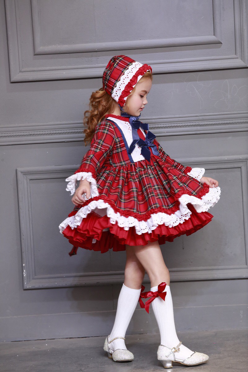 Gaun Putri Bola Pompom Spanyol - Baby Clothing Winter ulasan dan harga