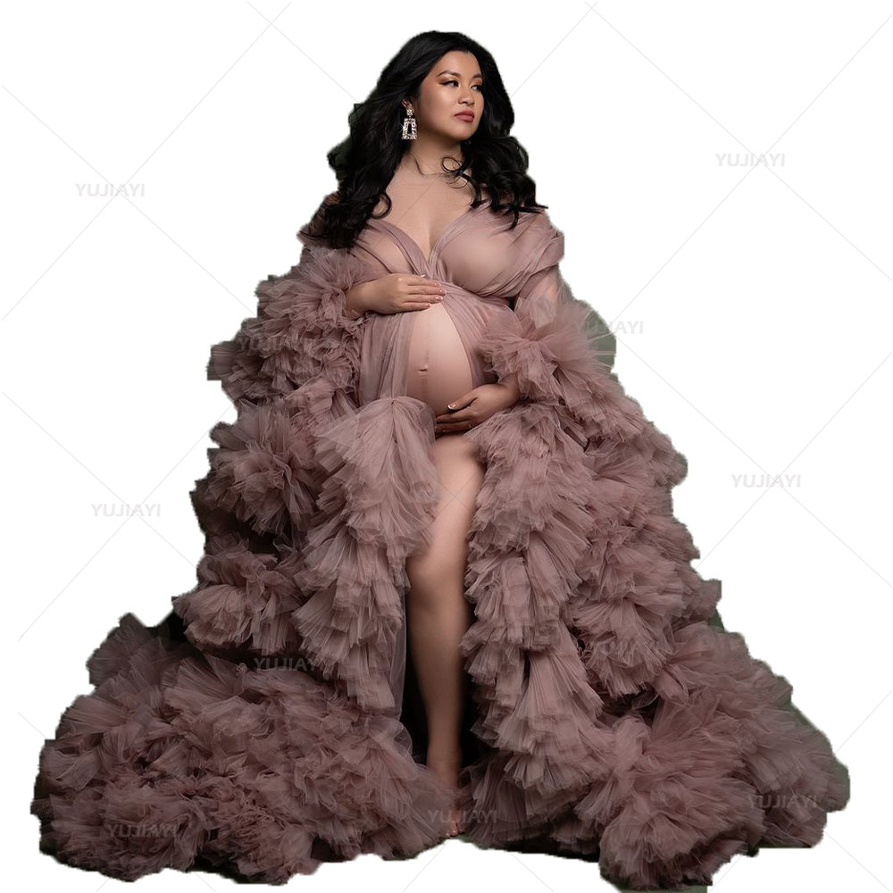 Gaun Prom Wanita Hamil Mewah y - Baby Gown Nightwear ulasan dan harga