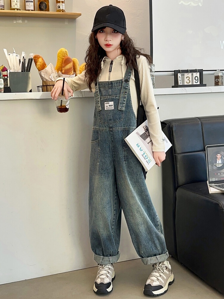 Jumpsuit Bayi Nyaman Musim Sem - Baby Overall Denim ulasan dan harga