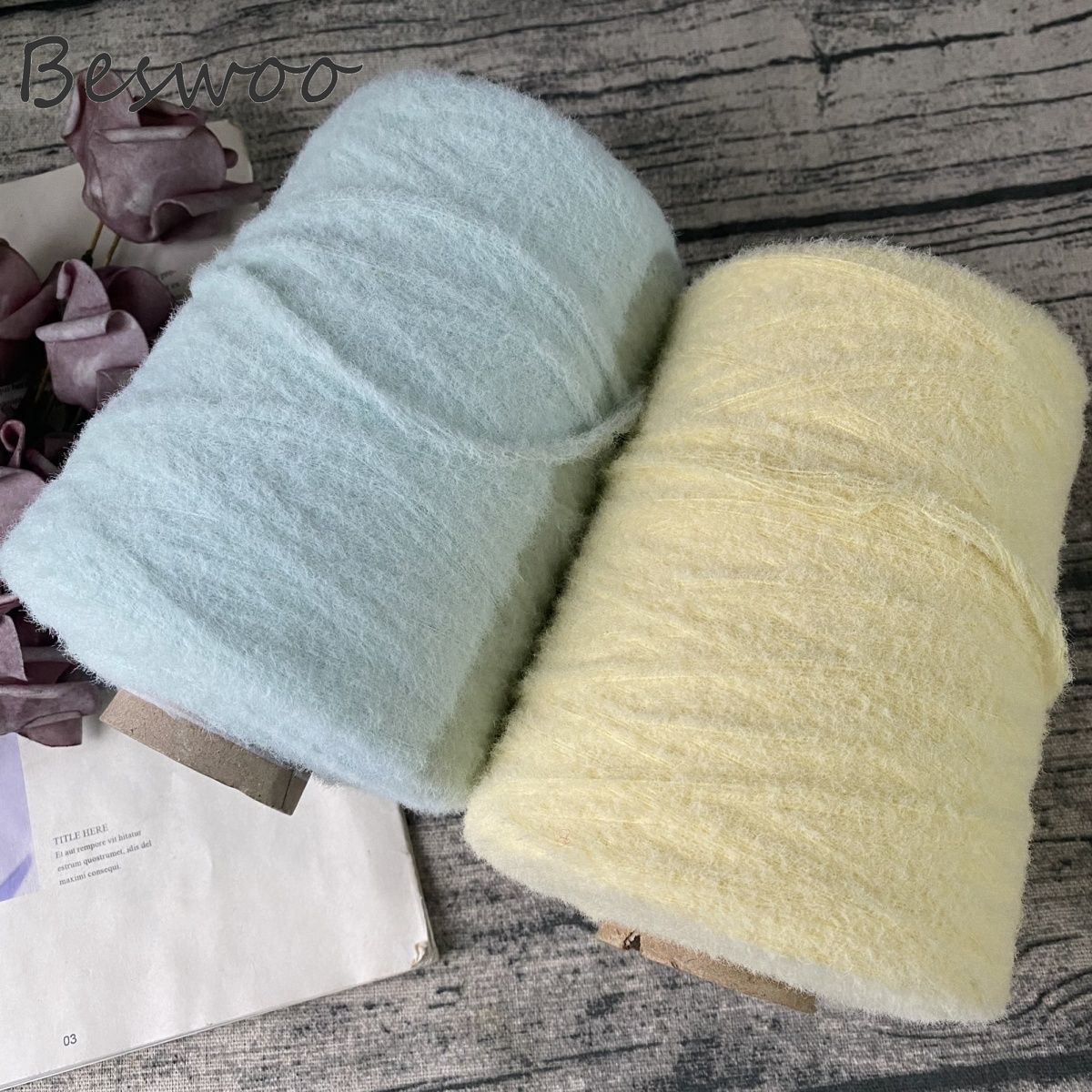 500g/Roll Benang Rajut 6-untai - Baby Clothing High End ulasan dan harga